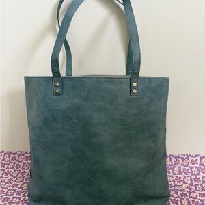 Thirty One Large Blue Tote Bag